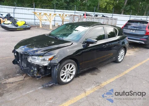 2012 Lexus Ct 200H Premium z USA, uszkodzony, nr VIN JTHKD5BH4C2082562